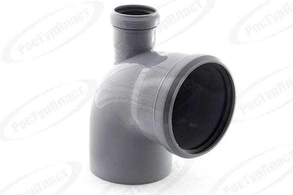 Otvod s vixodom pryamoy (110x50/87°)