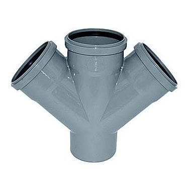 Kanalizatsion krestovina (45°)